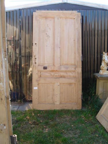 Antique stripped Irish pine door 