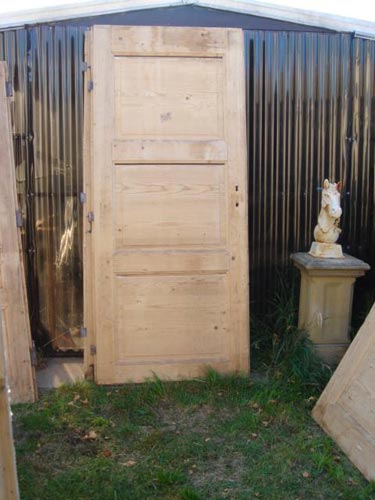 Antique Europeanstripped Irish pine door 