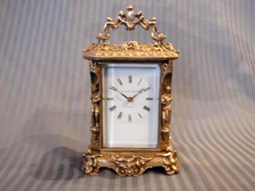 Rare Mathew Norman carriage clock w gong