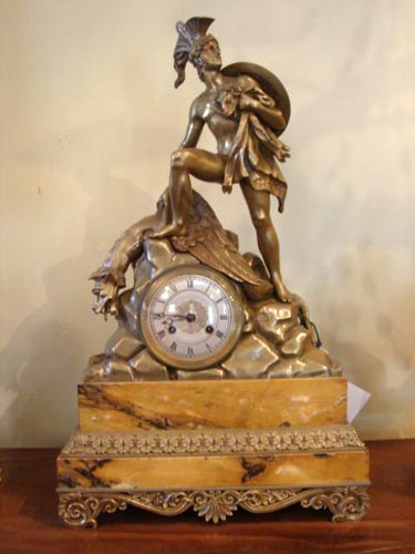French Empire St. George Clock 1815