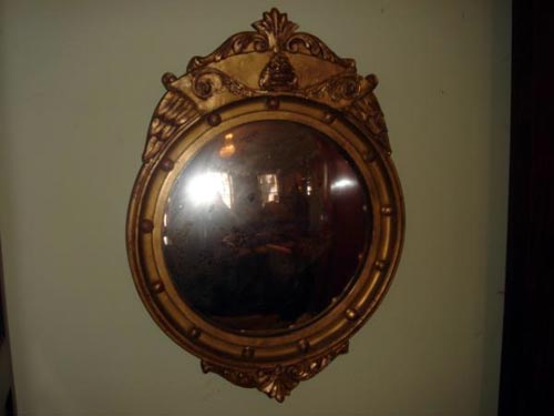 American giltwood mirror