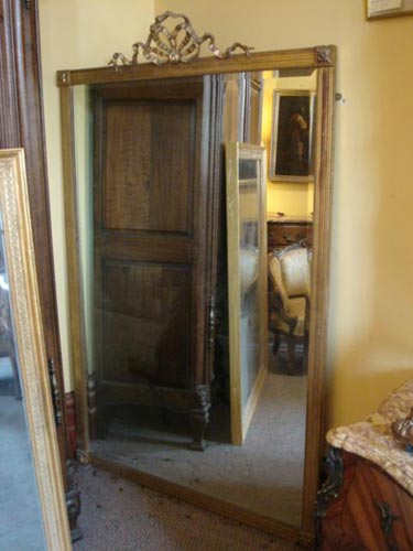 Giltwood Empire Ribbon top mirror 1810