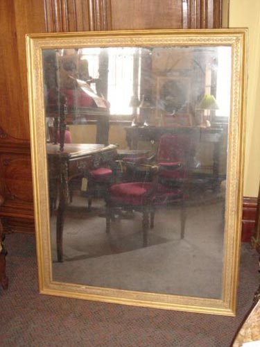 French Empire giltwood mirror