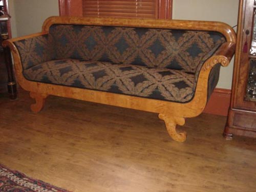Karl Johan Settee in Satin Birch