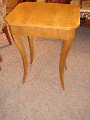 Biedermeier fruitwood lamp table