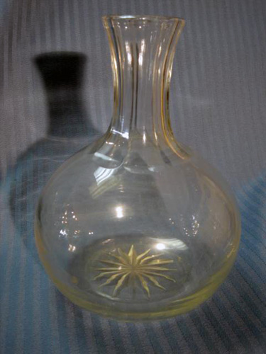 Large Georgian cut glass wine decanter