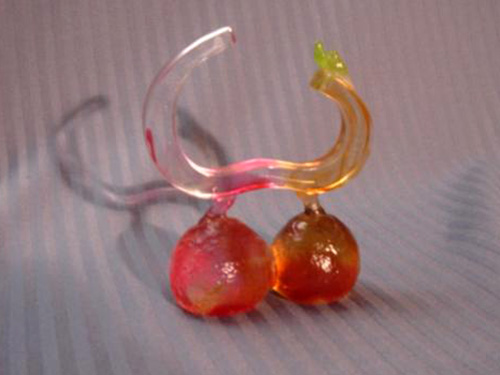 Unusual Peiking glass paperweight