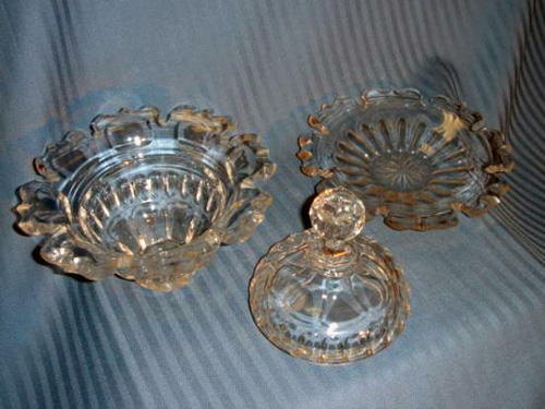 Rare English Regency bon bon dish 1835
