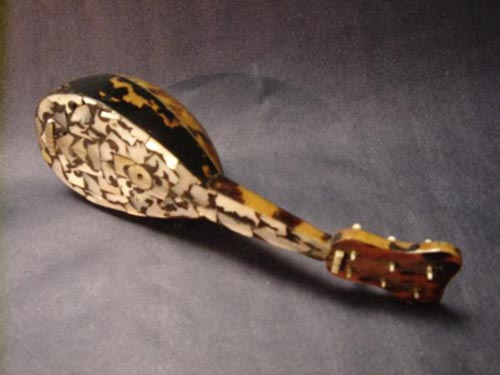 tortoiseshell miniature lute 