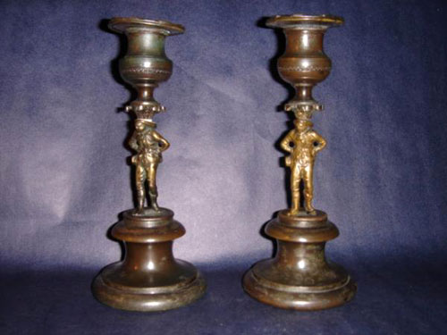 Rare pair Regency Candlesticks