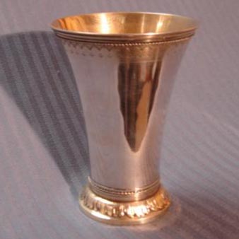 Swedish Solid Silver beaker 1890 goblet