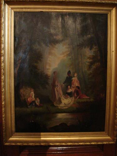 Oil on canvas after N. Lancret