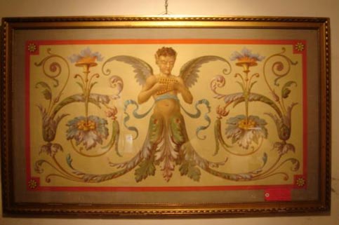 Italian Overdoor painting Rennaissance
