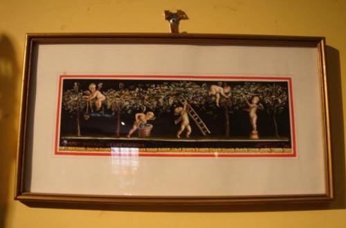 Pr Gallo watercolours Pompeian cherubs