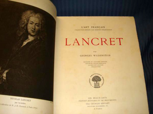 Lancret by G Wildenstein, Paris