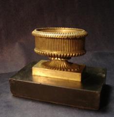 Regency period gilt bronze paperweight